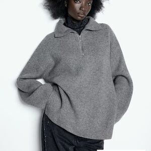 H&M Half Zip Women's Sweater